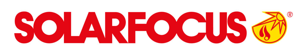 Logo von SolarFocus, einem Unternehmen, das sich auf innovative Solarprodukte spezialisiert hat.